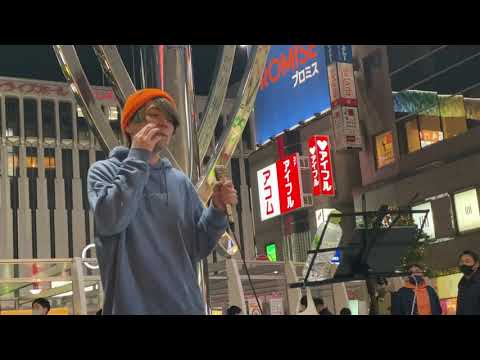 『ドライフラワー』優里/cover 鈴木昇太 錦糸町路上ライブ 2021.12.11