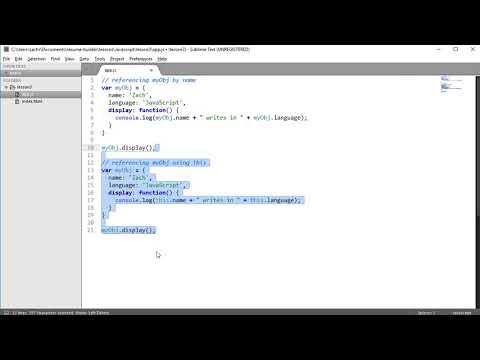JavaScript this Keyword