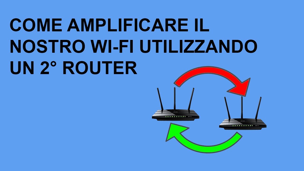 New Come potenziare segnale Wi-Fi utilizzando un 2° Router Senza Fili - TUTORIAL EXTENDER WIFI BRIDGE