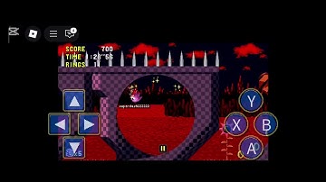 Classic sonic simulator test server V13- Hill zone (created by: @Superkirby982 )