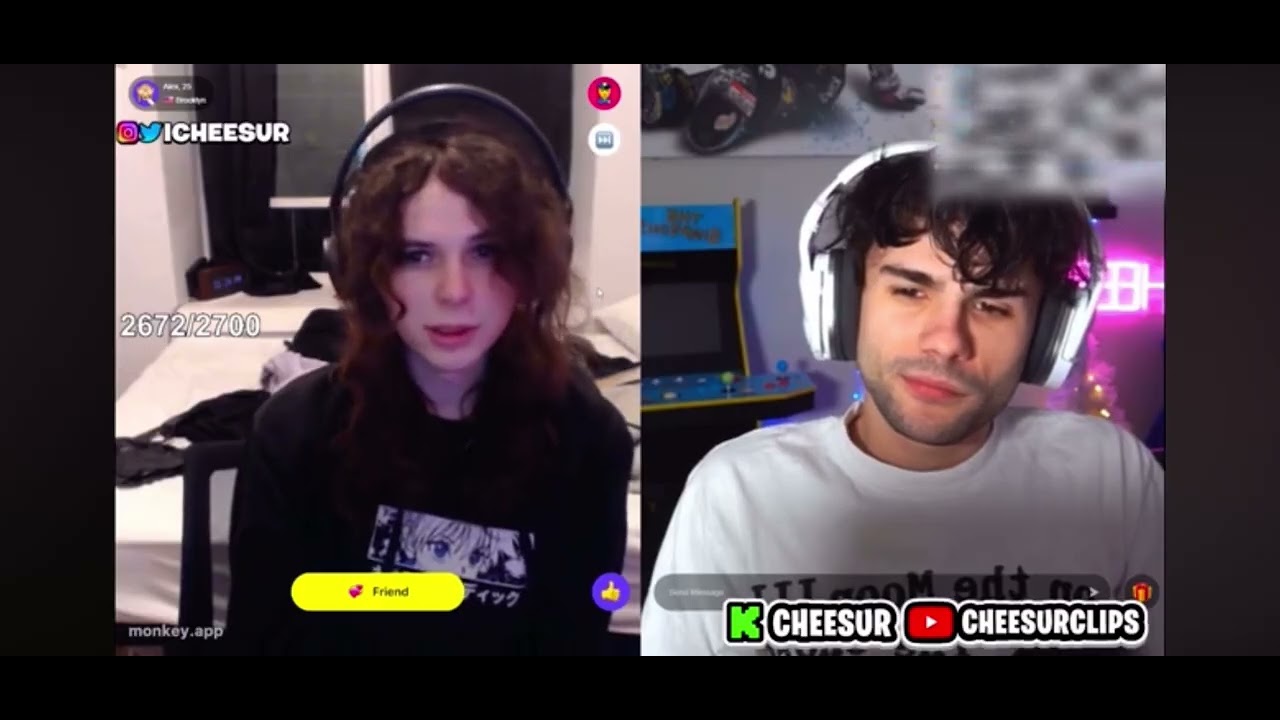 CHEESUR GOES ON MONKEY FOR 10 MINUTES 🙉