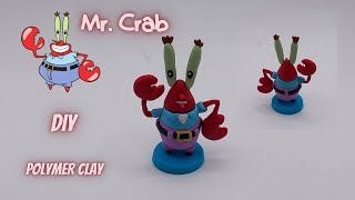 Diy Mr. Crab from Spongebob | Clay art screenshot 4