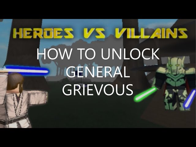 Roblox Star Wars Heroes Vs Villains General Grievous Tutorial Youtube - genosis i copy roblox