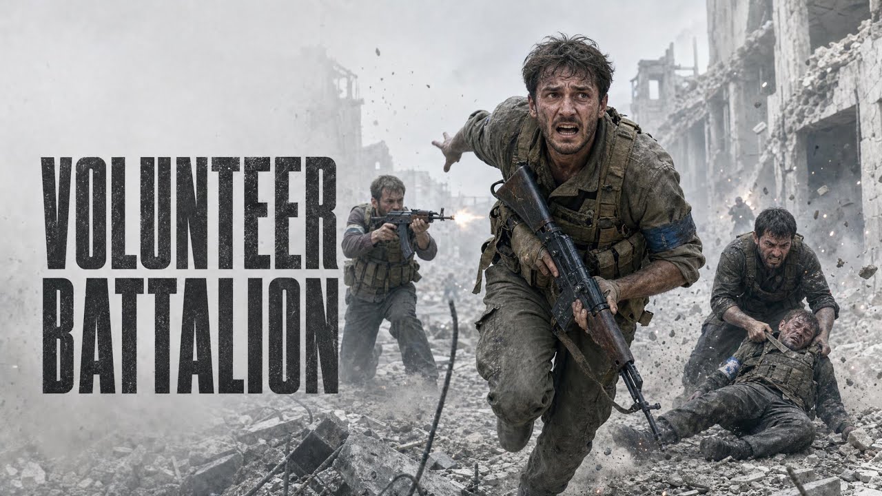 ⁣Volunteer Battalion | Untrained men. Unwinnable war. | Full Action Movie in English