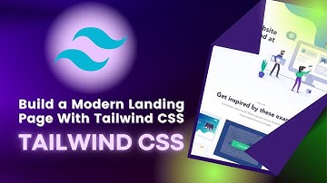 Create Responsive Website With Tailwind CSS Tutorial | Build Landing Page Using Tailwind