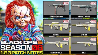 NEW Black Ops 6 Season 6 Update Patch Notes! (NEW META UPDATE, NEW WEAPONS + MORE) - BO7 1.83 Update