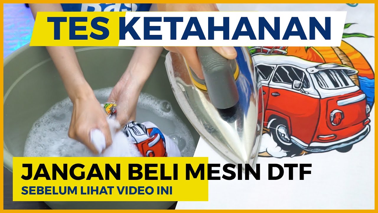 SABLON DTF RUSAK SAAT DICUCI & DI SETRIKA?? INI CARA MERAWAT KAOS SABLON DTF AGAR AWET