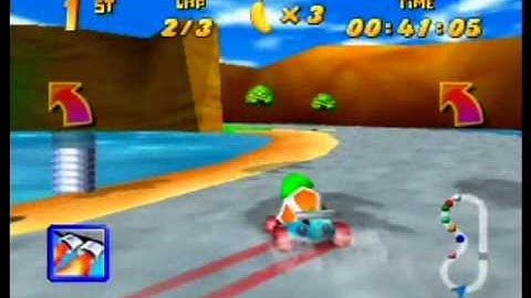 Diddy Kong Racing (N64) Walkthrough Part 2 Dino Domain Silver Coins