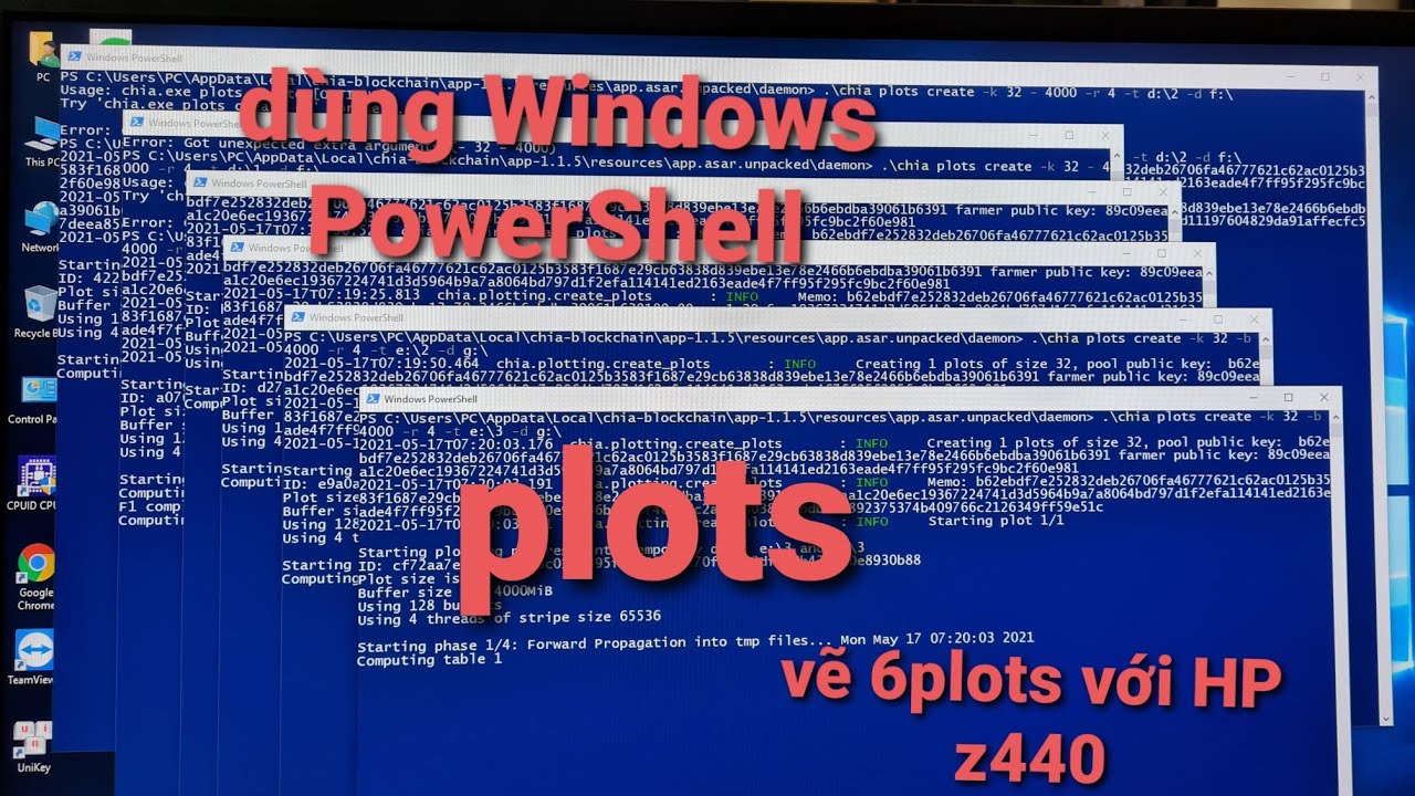 Review máy mình HP z440 vẽ 6 Plots | Plots HDD bằng Windows PowerShell ...