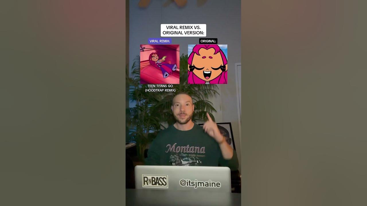 Viral Remix Vs. Original Version: Teen Titans Go! #shorts #teentitansgo #cartoon #movie