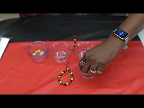 Crafts with Ms. Sophia - Black History Month Bracelet