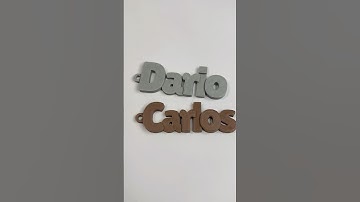 3D Printed Keychains #3dprinting #satisfying #keychain