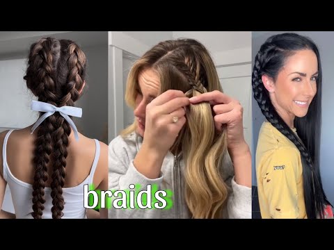 método súper fácil para hacerte peinados bonitos con trenzas 