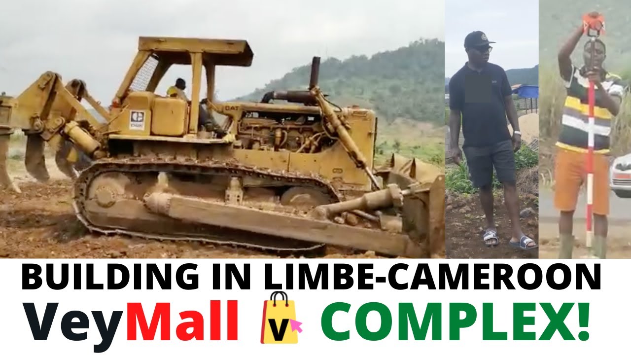 BUILDING IN CAMEROON 🇨🇲 EPS 1 BULLDOZING & SITE SURVEY REAL