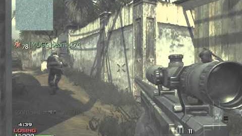 MW3-Cross map throwing knife #2