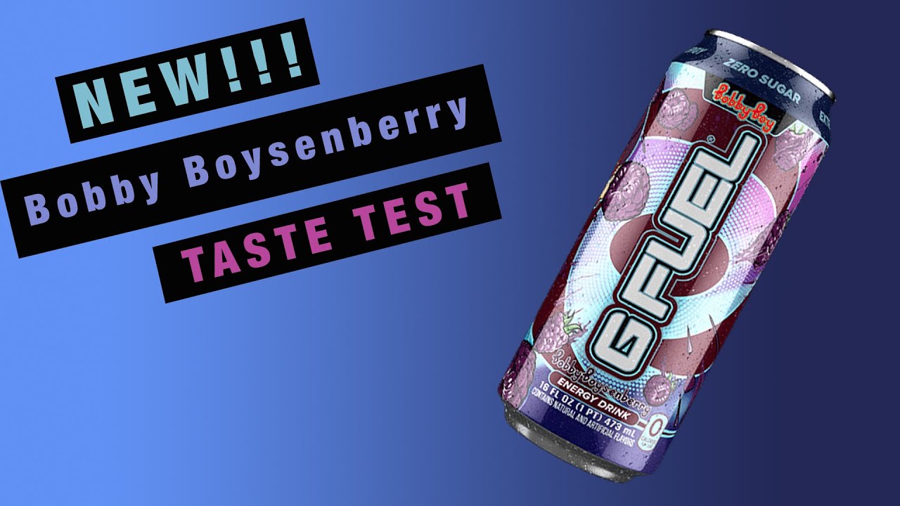 NEW! Bobby Boysenberry GFuel Cans Taste Test YouTube