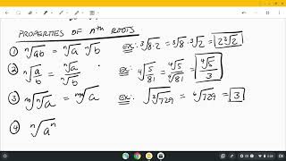 Math 130 P 4 Part 1 of 2 Rational Exponents and Radicals