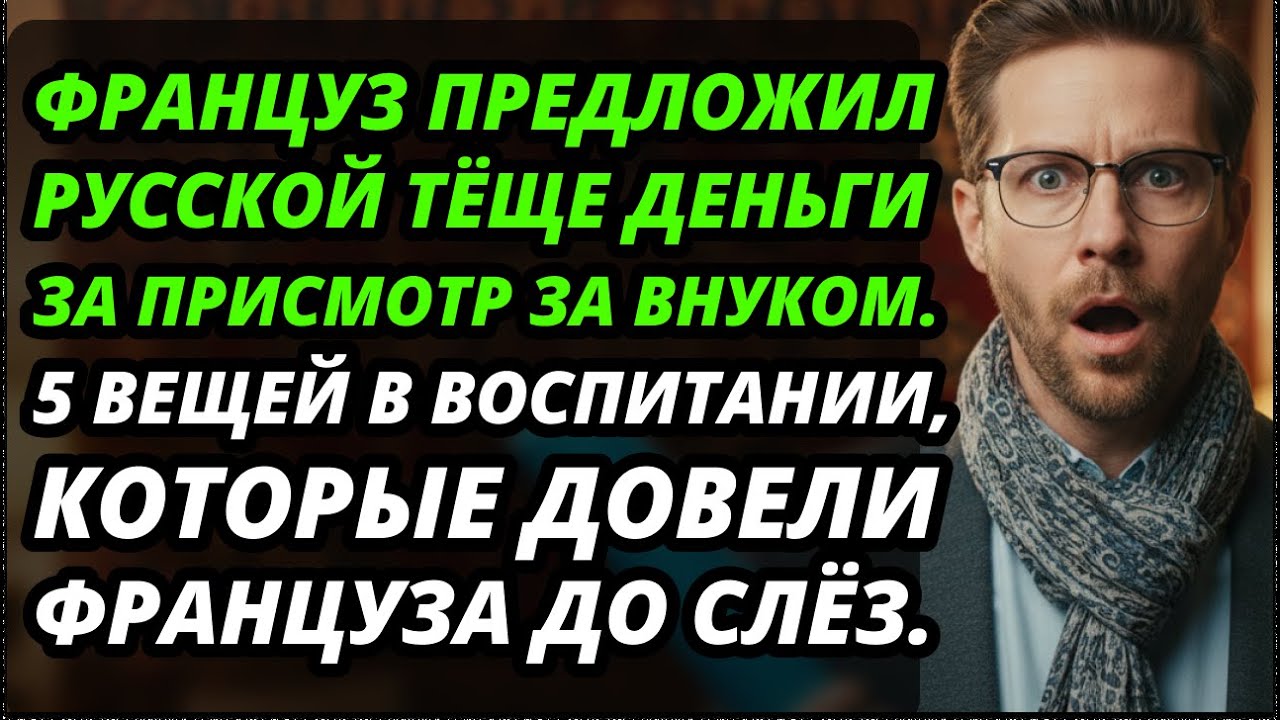 5 вещей в воспитании русских, которые довели француза ДО СЛЁЗ.