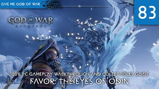 ⚔️ God Of War Ragnarok ⛓️ [E83] Favor: The Eyes Of Odin 🪓 Mr. Completionist' Guide 🏆