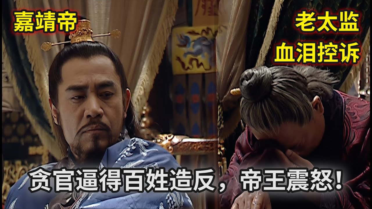 【嘉靖荒政】用100年茅台沐浴擦身？老太監血淚控訴：貪官奪田逼民反！奢靡帝王震怒，下秒貪官全家頭落#历史 #中国电视剧 #嘉靖