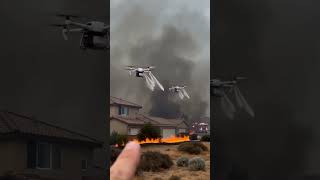 FIRE VS TECH #firefighter #EmergencyResponse #wildfire #forestfires #mountainfire #ScienceAndTech