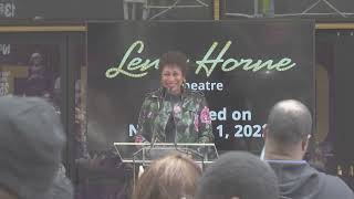 Watch Highlights From Unveiling Ceremony of Broadway's Lena Horne Theatre