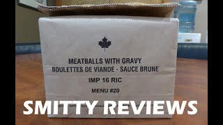 Canadian IMP - 2016 - Menu 20 - Meatballs and Gravy