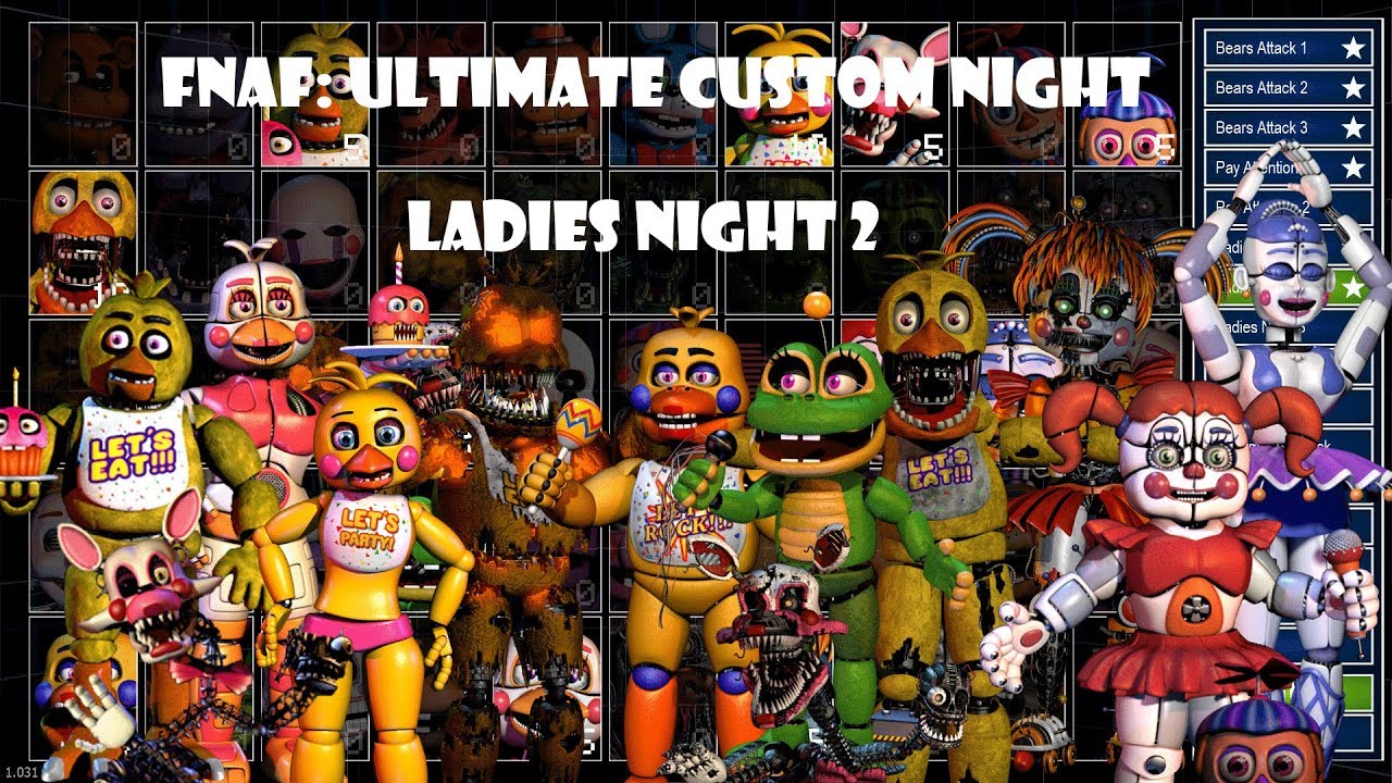 Steam コミュニティ :: 動画 :: FNAF Ultimate Custom Night Challenge: Ladies Night 2