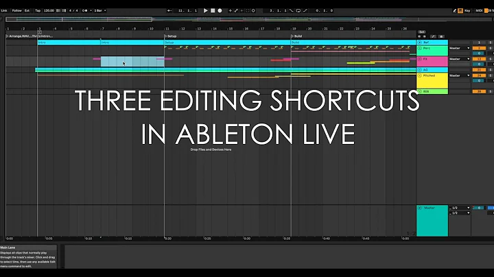 Three Editing Shortcuts In Ableton Live