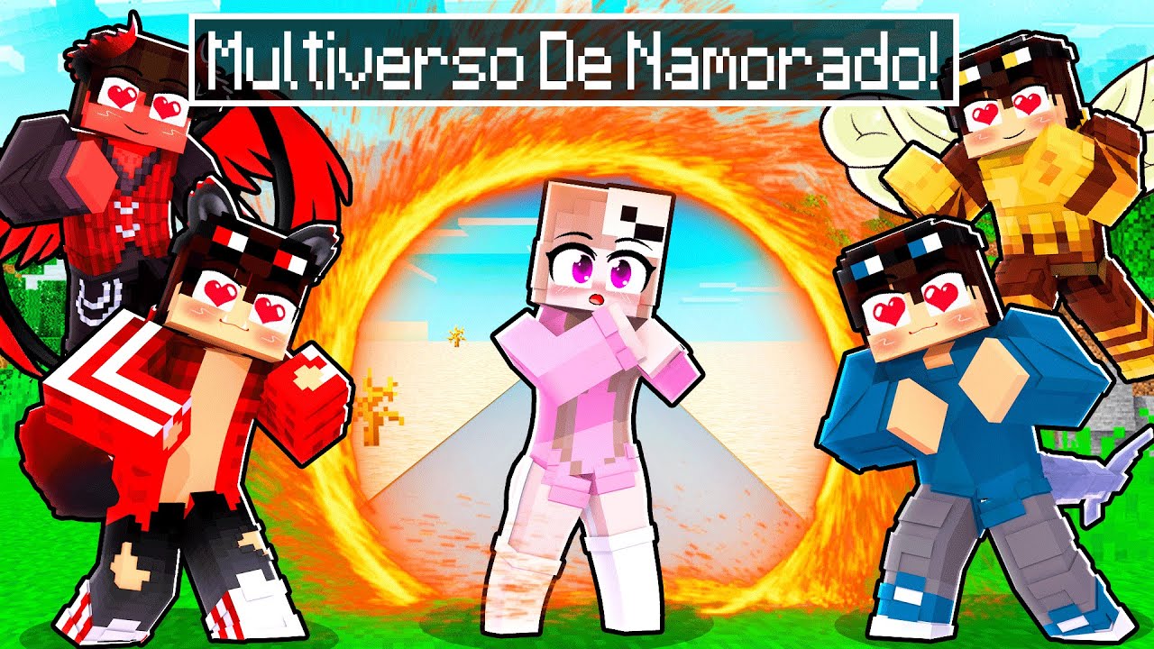 LAYSA criou um MULTIVERSO DE NAMORADOS no MINECRAFT!