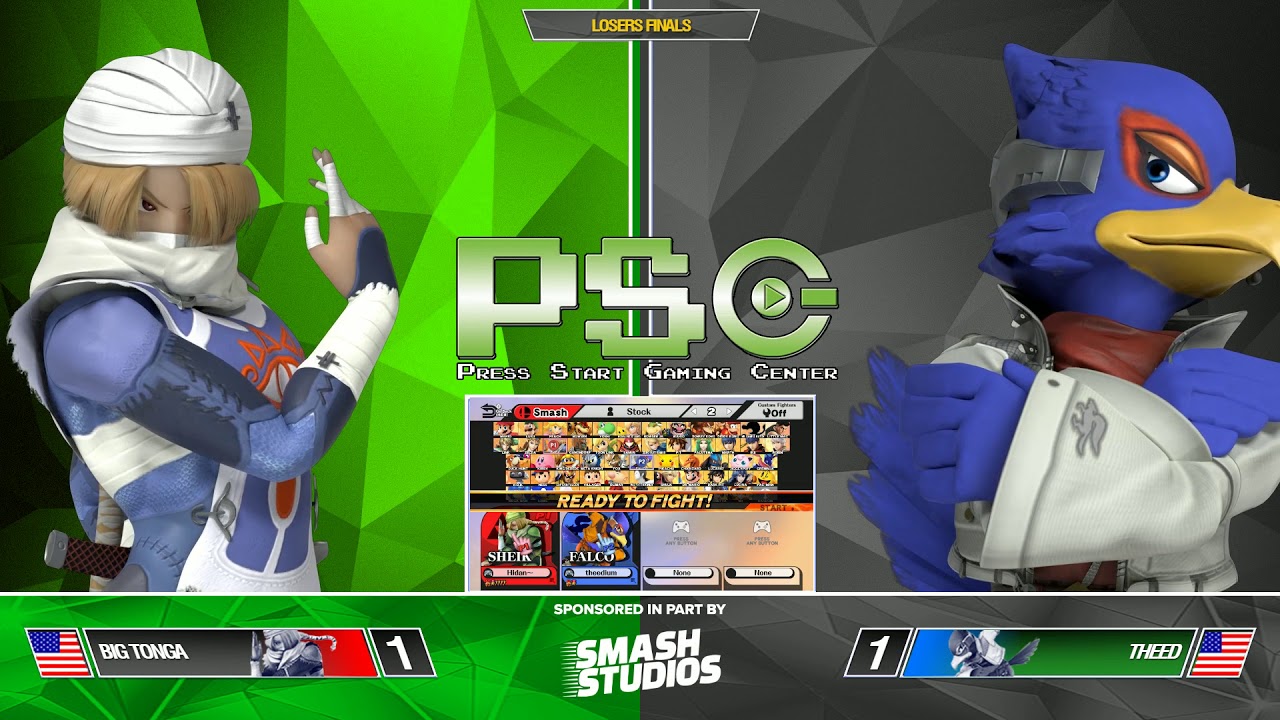 PSG Smash 4 Mondays: Big Tonga (Sheik) vs Theed (Falco) - Losers Finals