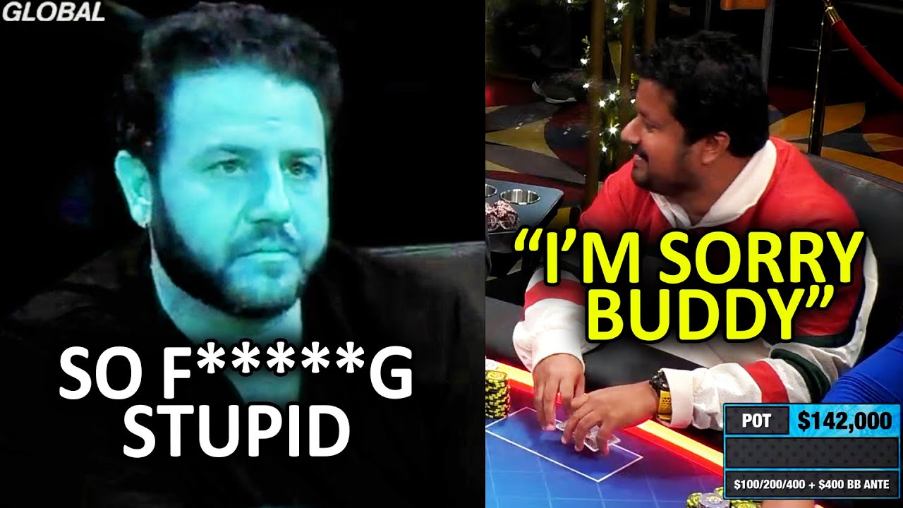 He's Folding Pocket Aces On This Flop? (INSANE RUNOUT) YouTube