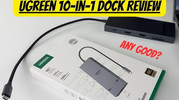 Review van de UGREEN 10-in-1 USB C-dock