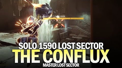 Solo 1590 Master Lost Sector The Conflux [Destiny 2]
