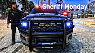 Download Lagu Playing GTA 5 As A POLICE OFFICER Sheriff Monday| Ep 26|| GTA 5 Lspdfr Mod| 4K MP3
