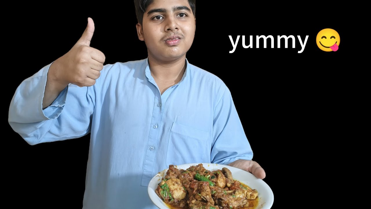 Aaj banai chicken karahi 😋