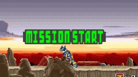 Megaman Zero 2 100pt hard mode part 1 - Intro stage