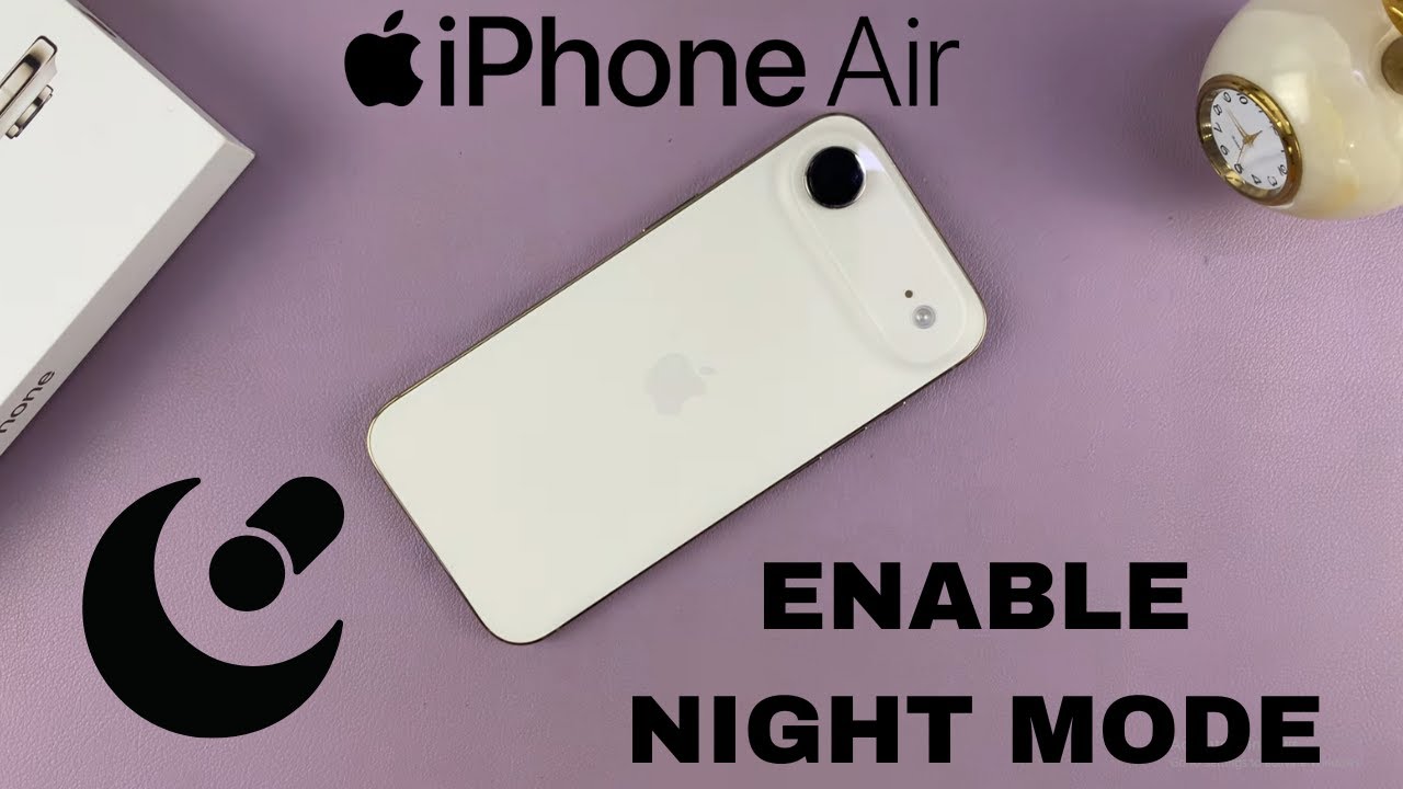 Как включить ночной режим камеры на iPhone Air