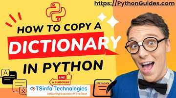 Copying a Dictionary in Python | How to copy a dictionary in Python | Copy dict in Python [English]