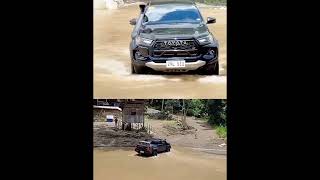 😘👌Toyota Hilux GRS 🛻 Black 🖤 ~Rver Crossing🏞️ {Tribute Short 🎥}.
