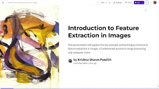 Introduction to feature extraction in Computer Vision