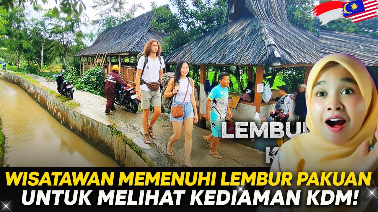 MASHAALAH! Wisatawan Memenuhi Kampung Lembur Pakuan Untuk Melihat Kediaman Rumah Kang Dedi Mulyadi