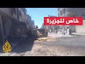 الجزيرة تحصل على صور خاصة تظهر ناقلة جند إسرائيلية محترقة في حي تل السلطان الجزيرة تحصل على صور خاصة تظهر ناقلة جند إسرائيلية محترقة في حي تل السلطان