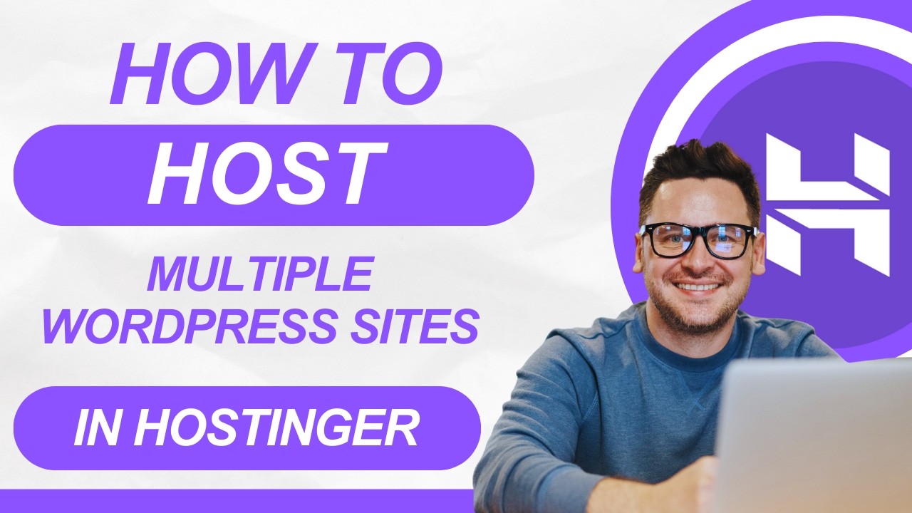How to host multiple wordpress sites on one server in hostinger - YouTube