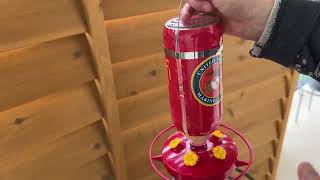 My review of our hummingbird nectar by hummer's galore