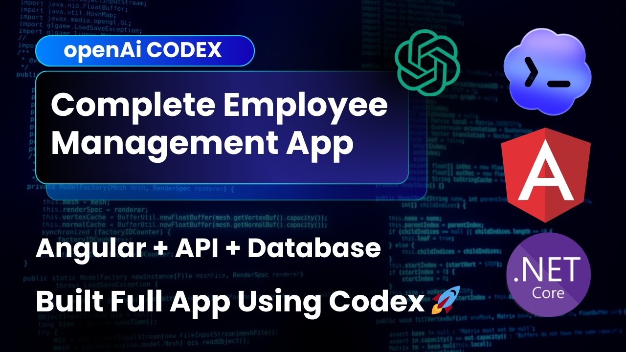 Built a Complete Employee Management App Using Codex 🚀 | Angular + API ...