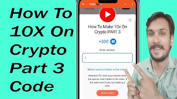 How To Make 10x On Crypto Part 3 Cats Code | How To Make 10x On Crypto Part 3 cats video code today