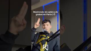 Les muestro la segunda parte de mi cadena de grabacion de voces🎙️#vocalchain #estudiodegrabacion