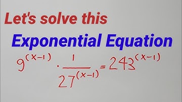 Solving Exponential Equation @KasyannoEZMath