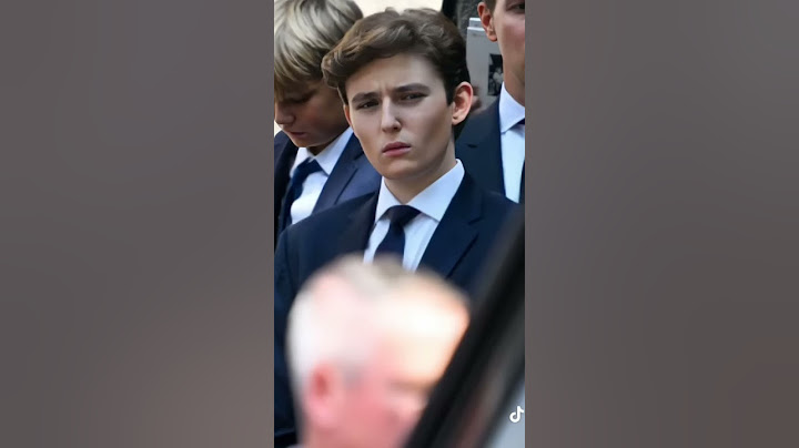Barron Trump Attends Ivana Trump's Funeral